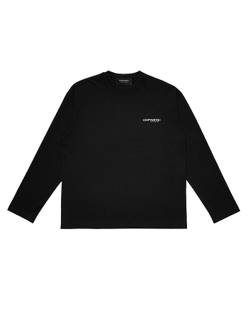 OPNEG(오프넥) Signature Long-Sleeve tee - Black | S.I.VILLAGE (에스아이빌리지)