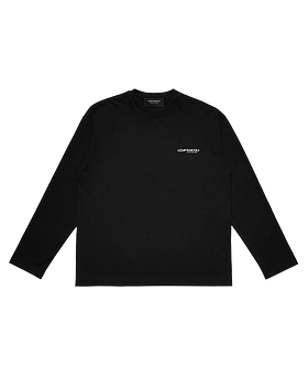 OPNEG(오프넥) Signature Long-Sleeve tee - Black | S.I.VILLAGE (에스아이빌리지)