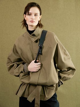 OUI MAIS NON(위메농) Limar cotton belt-jacket | S.I.VILLAGE (에스아이빌리지)