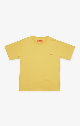 유니버셜 오버롤 포켓 티셔츠 옐로우