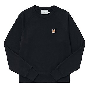 MAISON KITSUNE(메종키츠네) 메종키츠네 AW00303KM0001 P199 폭스 헤드 패치 여성 맨투맨 | S.I.VILLAGE (에스아이빌리지)