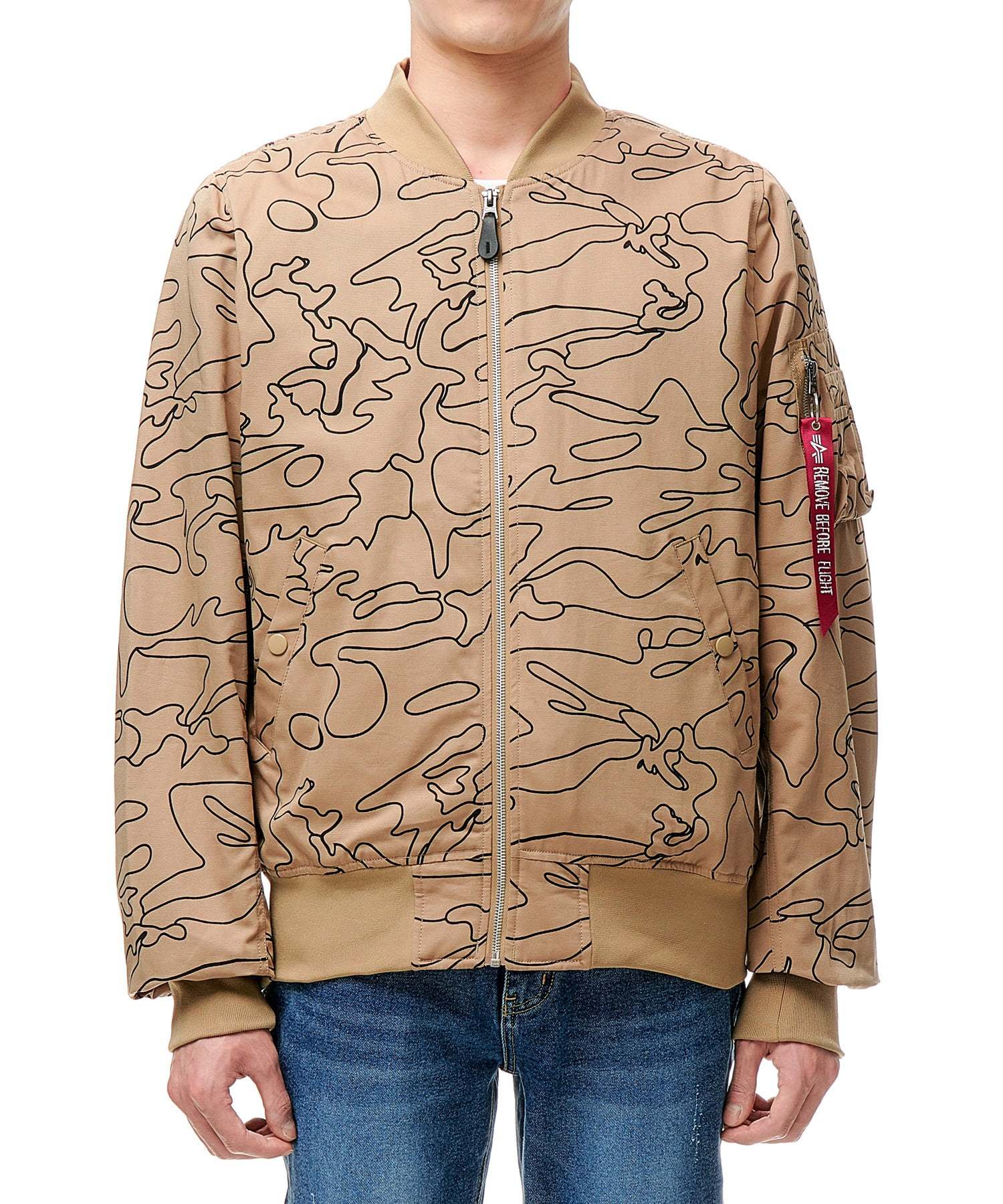 Alpha Industries(알파 인더스트리) L-2B DIY Beige | S.I.VILLAGE (에스아이빌리지)