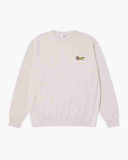 MADCATTOS(매드캐토스) MCC M L/S LOGO EMBROIDERY SWEATER-OATMEAL | S.I.VILLAGE (에스아이빌리지)