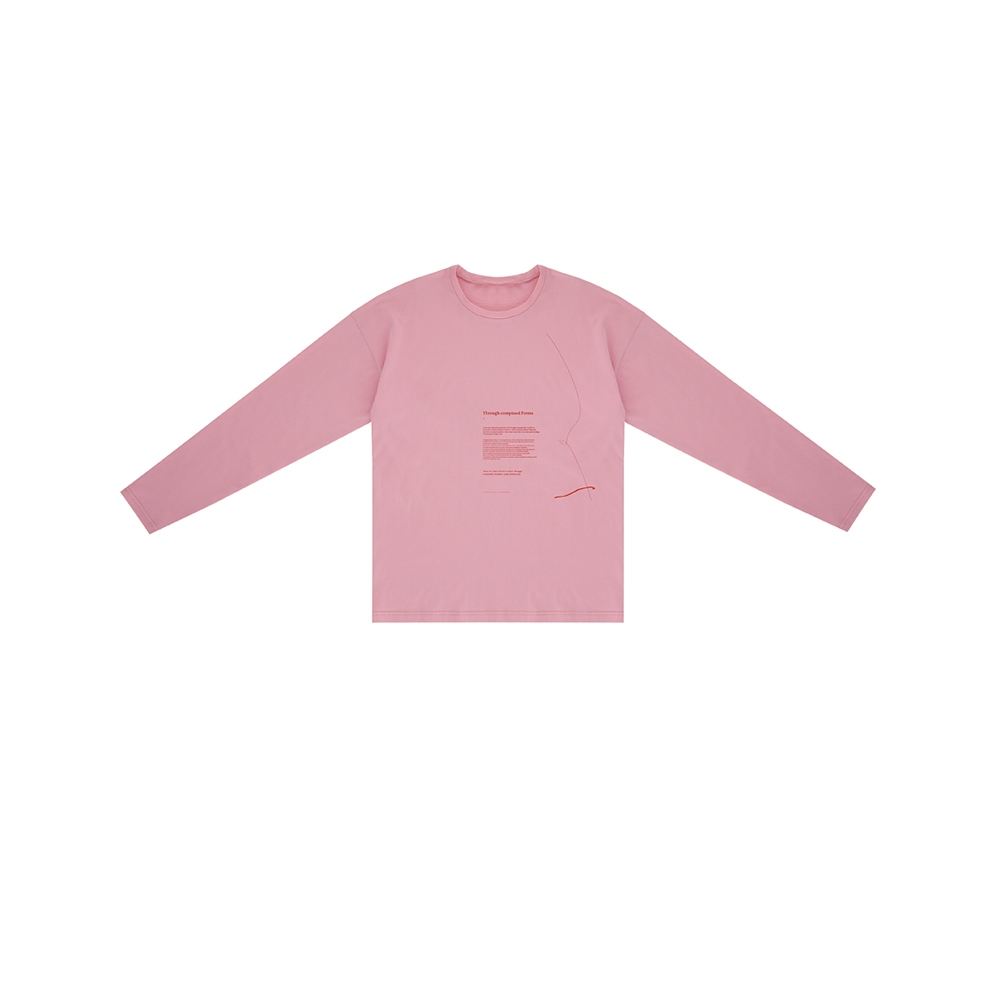 THROUGH-COMPOSED FORMS T-SHIRT (PINK)
