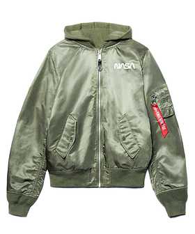 Alpha Industries(알파 인더스트리) L-2B 후디드 나사2 Sage Green | S.I.VILLAGE (에스아이빌리지)