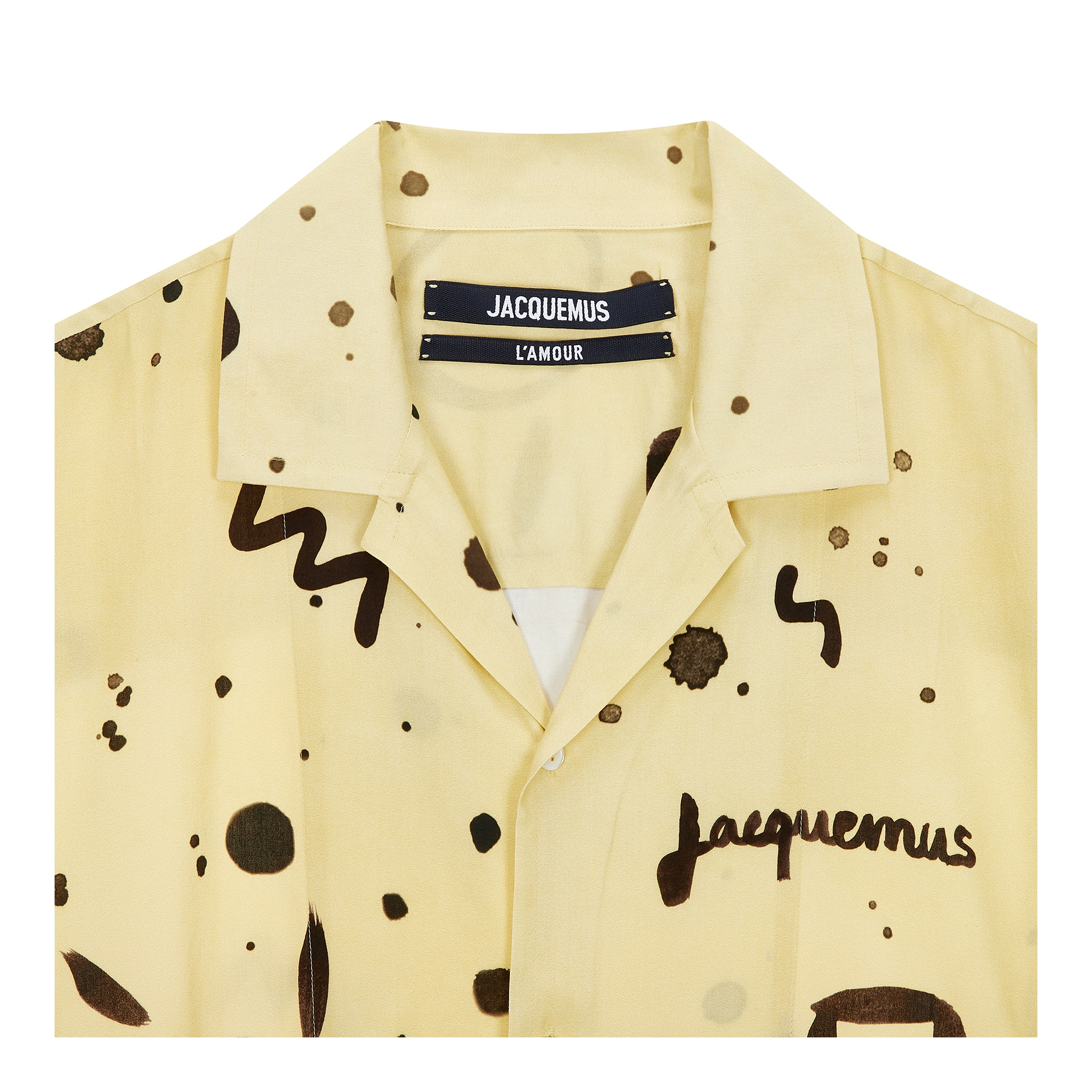 [Jacquemus] 프린트 오픈카라 셔츠 (남성)