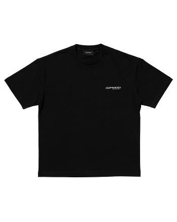 OPNEG(오프넥) Signature Short-Sleeve tee - Black | S.I.VILLAGE (에스아이빌리지)