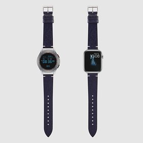 TIMEFLIK(타임플릭) 타임플릭 오일리 이탈리아 소가죽 워치 스트랩 - 딥 블루 20mm | S.I.VILLAGE (에스아이빌리지)