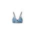 DENIM TRIANGLE BRALET TOP