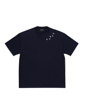 OPNEG(오프넥) 22Short-Sleeve tee - Navy | S.I.VILLAGE (에스아이빌리지)