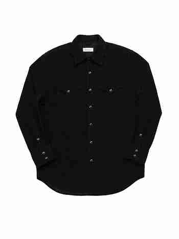 SORTIE(솔티) 035 Corduroy Western Shirts (Black) | S.I.VILLAGE (에스아이빌리지)