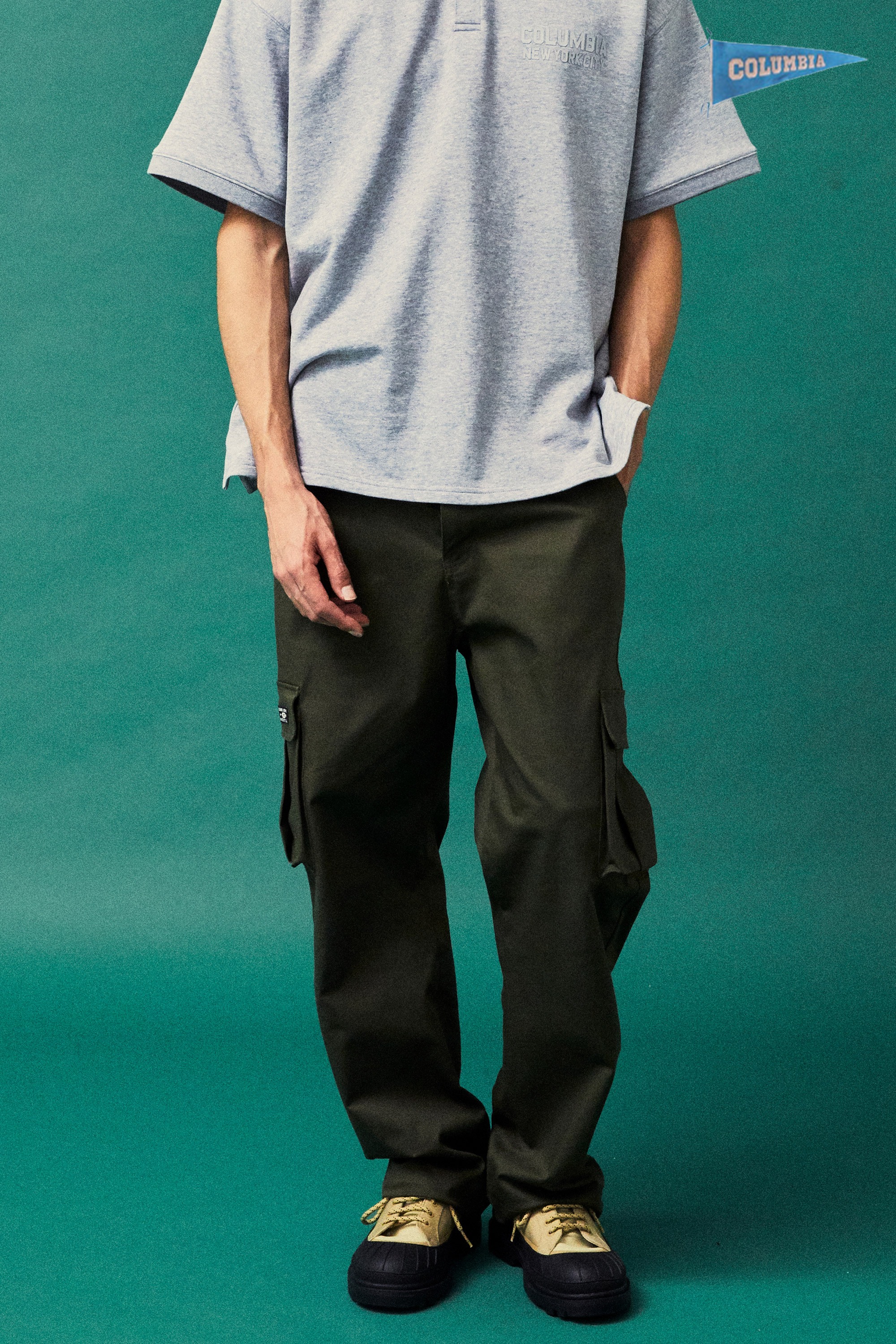 ★★Columbia★★ NYC LABEL CP MULTI POCKET LOOSE FIT PANTS H Designer fashion, Seoul-fully created | W Concept