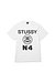 [STUSSY] NO.4 PIG DYED T-SHIRT