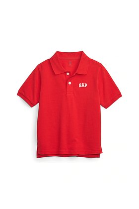 GAP Kids(갭키즈) [토들러 남아 2-5세] 자수 로고 피케 셔츠 | S.I.VILLAGE (에스아이빌리지)
