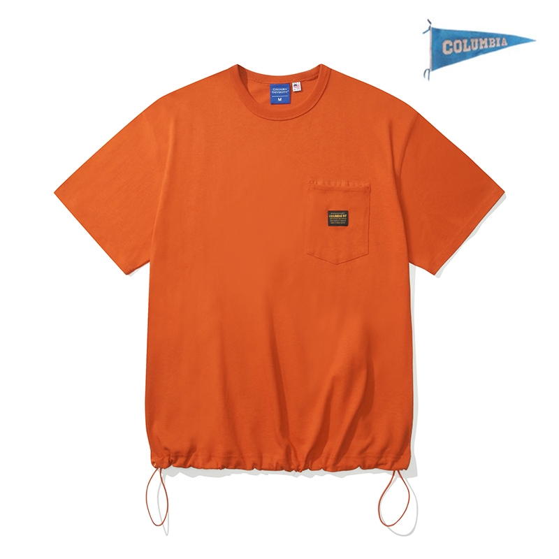 MIL-LABEL POCKET S/S T-SHIRTS 오렌지