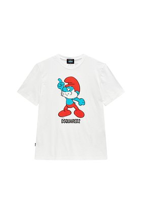 DSQUARED2(디스퀘어드2) 남성 파파 스머프 코튼 티셔츠 | S.I.VILLAGE (에스아이빌리지)