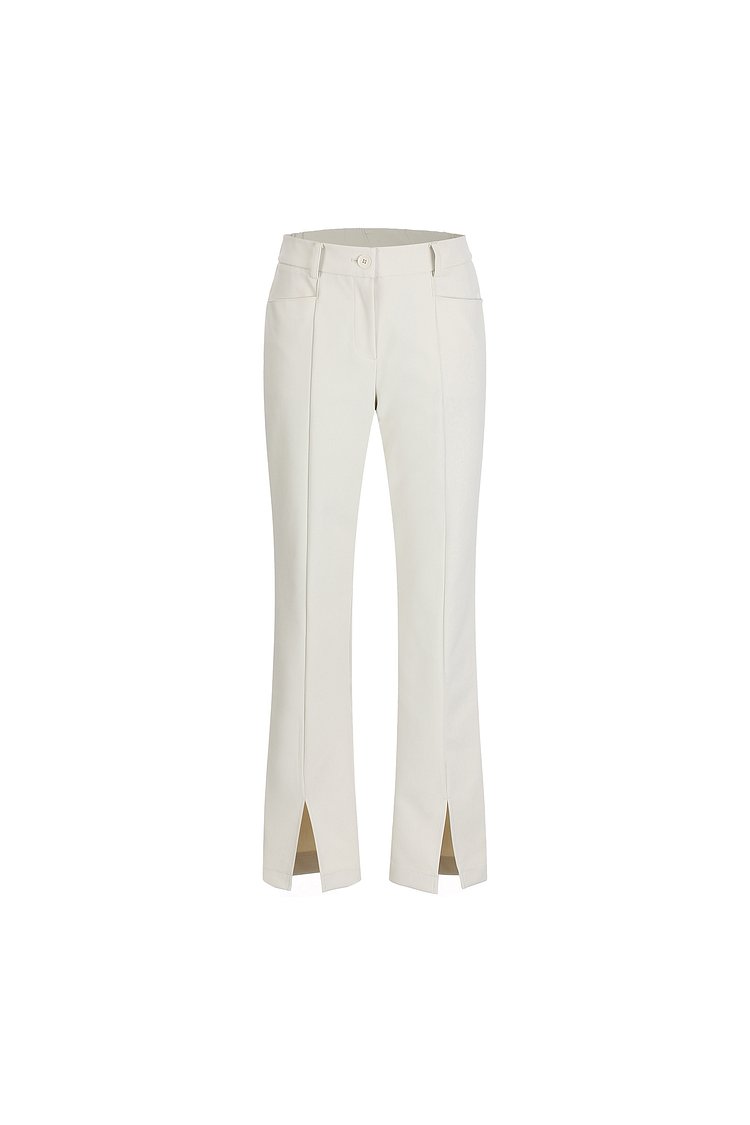 women's stretch golf pants_cream