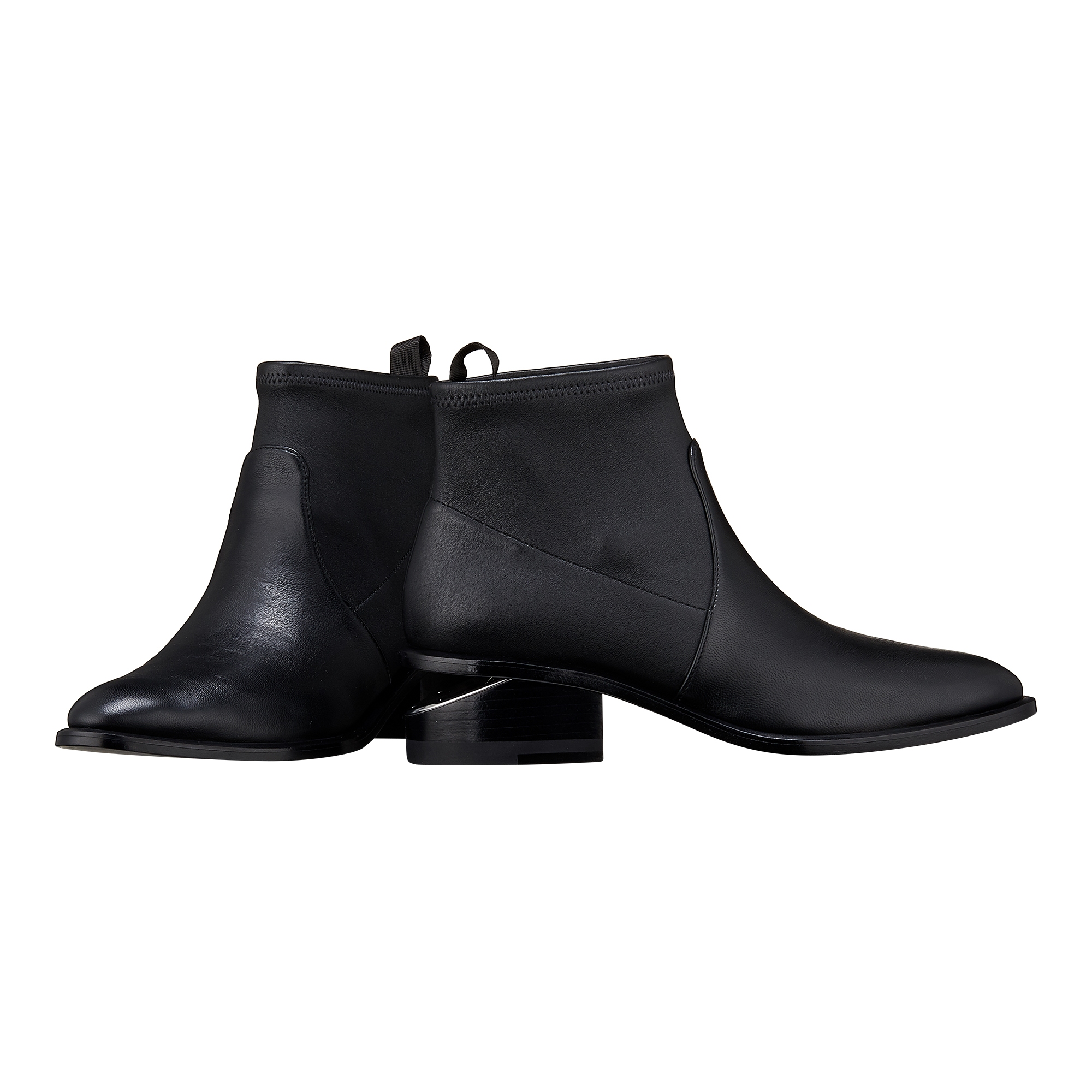 ALEXANDER WANG KORI STRETCH BLACK LEATHER S.I.VILLAGE