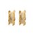 [고준희,박시연,오윤아,정혜성 착용] 1930 Ruffle Hoop Earrings_GOLD