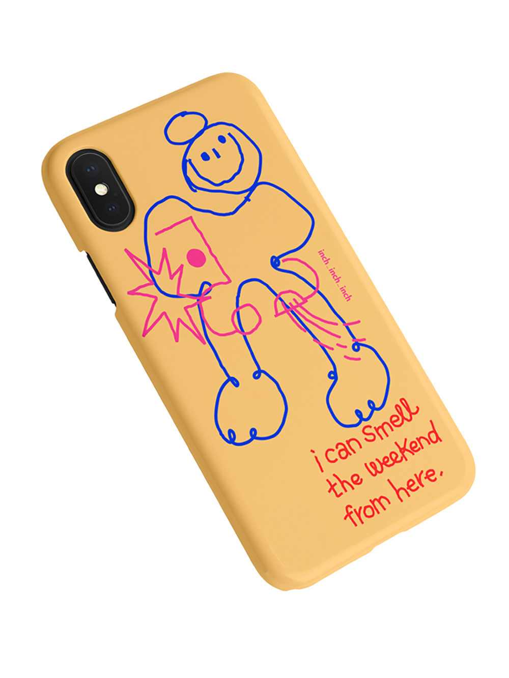 INCH_INCH_INCH(종료)(인치인치인치) Weekend Smell Phone Case (cream) S.I