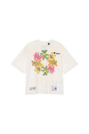 BOONTHESHOP(분더샵) [Mihara Yasuhiro] 베어 프린트 데미지 티셔츠 | S.I.VILLAGE (에스아이빌리지)