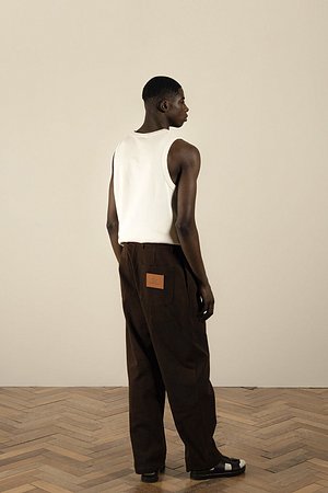 BRAM`S FRUIT(브람스 프룻) [브람스 프룻] Core twill trousers (brown) | S.I.VILLAGE (에스아이빌리지)