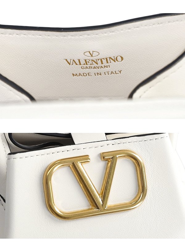 [VALENTINO] 발렌티노 V 로고 2W2P0Y08 VNL 098 마이크로 토트백 버킷백