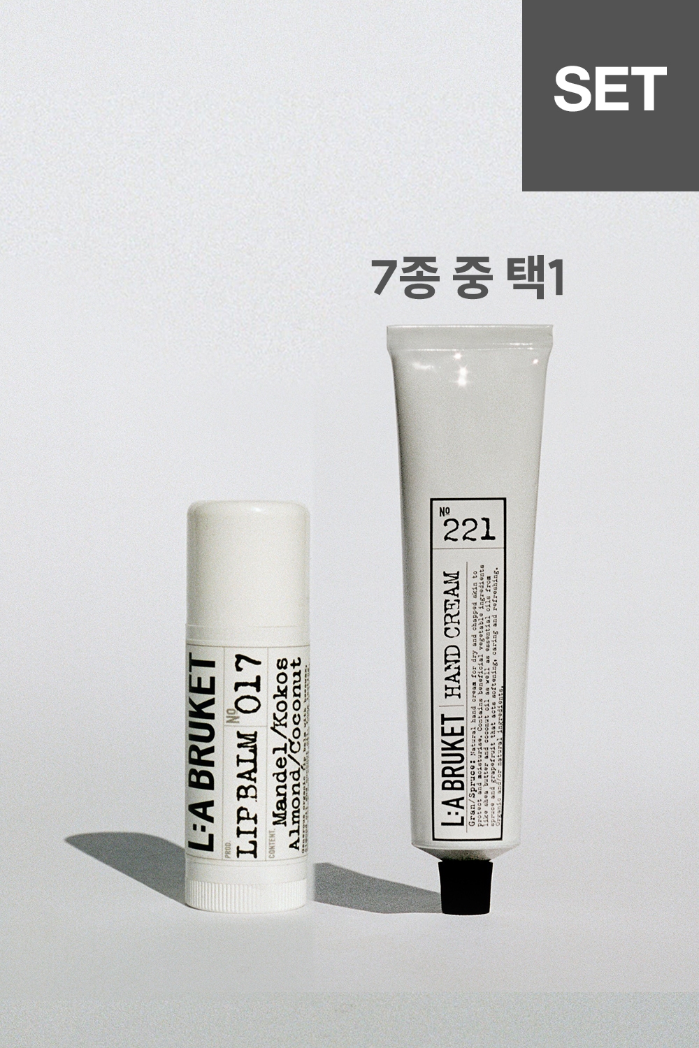 La Perva 라페르바 [25 Off] 라부르켓 립 밤 아몬드 코코넛 14g 핸드 크림 70ml 세트 S I