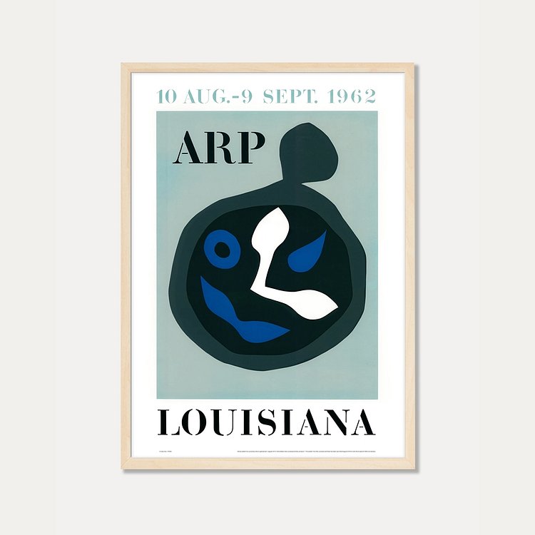 [장 아프르]-ANNIVERSARY POSTER JEAN ARP 42 x 60 cm (원목 프레임)주문후1개월소요