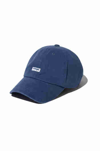 WRANGLER(랭글러) Basic Label Cap Navy | S.I.VILLAGE (에스아이빌리지)