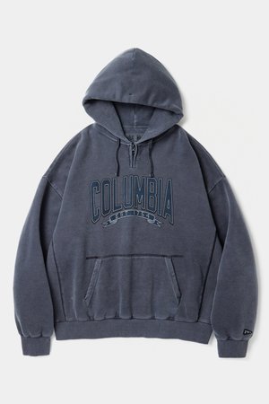 COLUMBIA UNIVERSITY(컬럼비아 유니버시티) CU 80S VINTAGE H/FLEECE H/ZIP DYEING HOODIE 크라운네이비 | S.I.VILLAGE (에스아이빌리지)