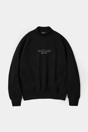 COLUMBIA UNIVERSITY(컬럼비아 유니버시티) B/S NY MOC NECK H/FLEECE SWEATSHIRTS 블랙 | S.I.VILLAGE (에스아이빌리지)