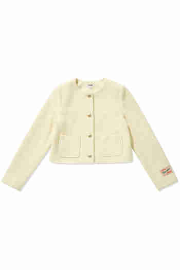 WRANGLER(랭글러) (W) Wool Cropped Jacket Ivory | S.I.VILLAGE (에스아이빌리지)