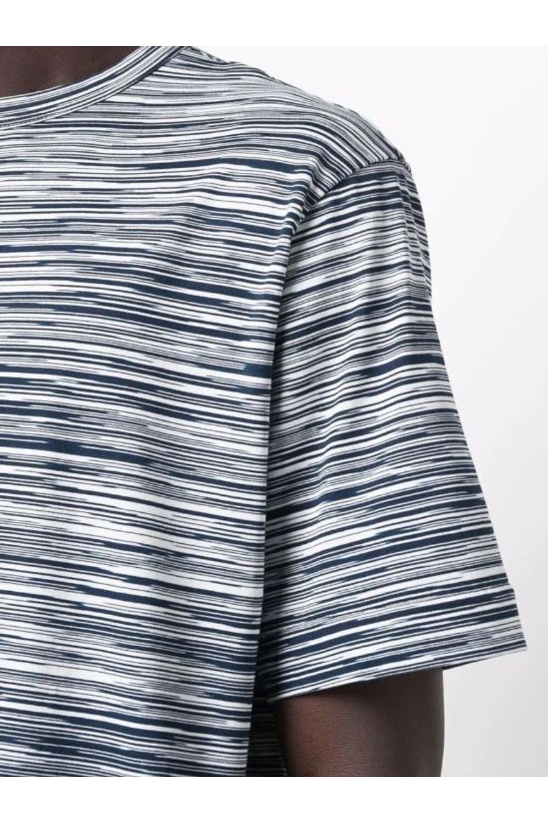 Tシャツ・カットソー MISSONI TOP (UC22SL01BJ0001 F703I) MISSONI(미소니) 23FW 미소니 반팔 티셔츠 UC22SL01BJ0001 F703I