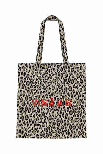 VIS A VIS(비자비) LEOPARD TOTE BAG | S.I.VILLAGE (에스아이빌리지)