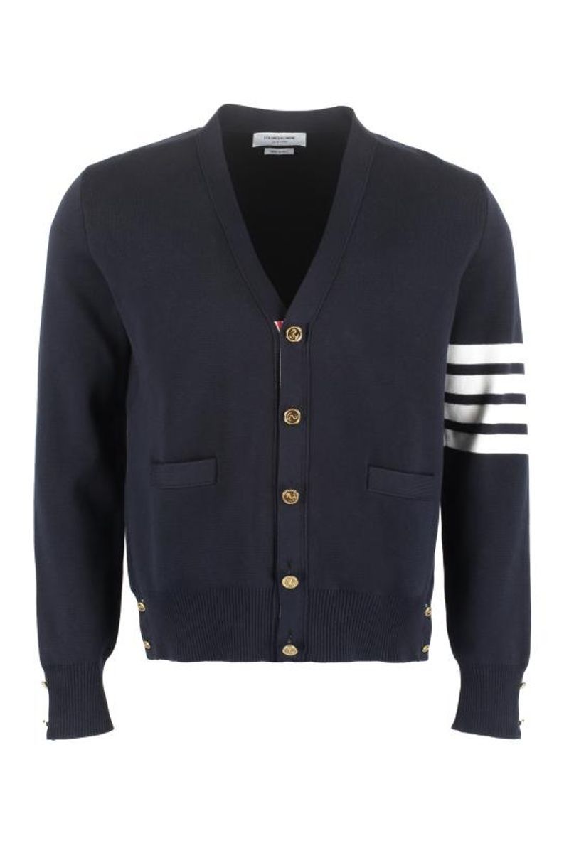 THOM BROWNE(톰브라운) 24SS 톰브라운 가디건 MKC171A00219 BLUE THOM BROWNE(톰브라운) 24SS 톰브라운 가디건 MKC171A00219 BLUE