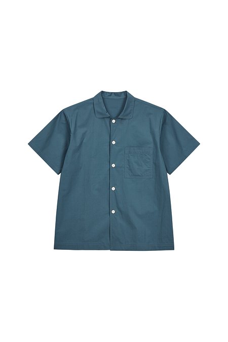 JAJU(자주) 남 60수 코튼 컬러 반팔 파자마 셔츠 | S.I.VILLAGE (에스아이빌리지)
