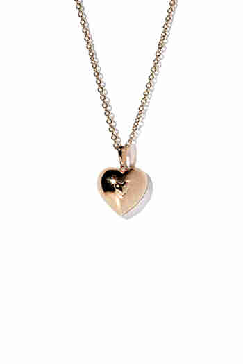 COLDFRAME(콜드프레임) VERY VINTAGE GOLD HEART PENDANT NECKLACE | S.I.VILLAGE (에스아이빌리지)