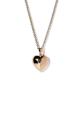 COLDFRAME(콜드프레임) VERY VINTAGE GOLD HEART PENDANT NECKLACE | S.I.VILLAGE (에스아이빌리지)