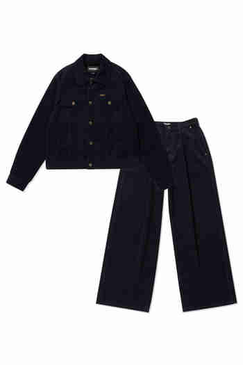 WRANGLER(랭글러) [SET] Uni Corduroy Set Navy | S.I.VILLAGE (에스아이빌리지)