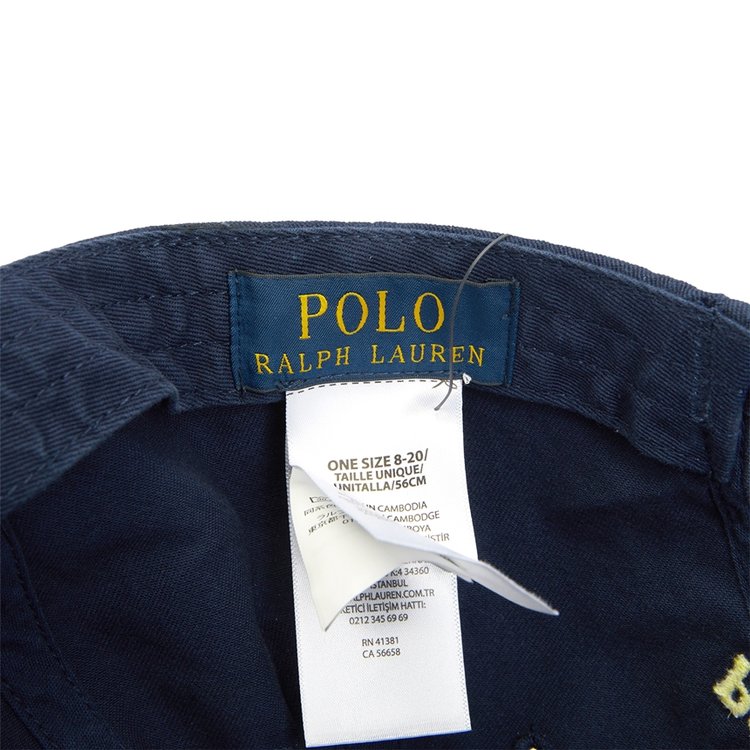 [RALPH LAUREN KIDS] 폴로랄프로렌키즈 캡모자 323552489 004 NWT NVY (8세~18세)