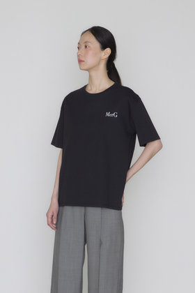 MANUELLE ET GUILLAUME(마누엘에기욤) MetG cotton t-shirt black | S.I.VILLAGE (에스아이빌리지)