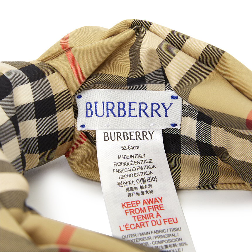 BURBERRY KIDS BURBERRY KIDS SOFT KNOT HEADBAND 8078553 S.I.VILLAGE