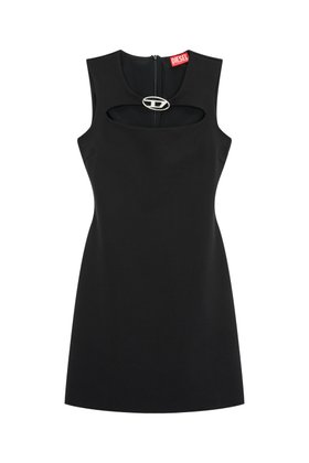DIESEL(디젤) 여성 메탈 로고 커넥트 드레스 | S.I.VILLAGE (에스아이빌리지)