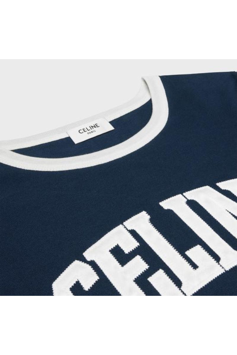 CELINE(셀린느) 24SS 셀린느 반팔 티셔츠 2X59J671Q BLUE | S.I. CELINE(셀린느) 24SS 셀린느 반팔 티셔츠 2X59J671Q BLUE | S.I.