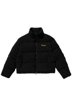 WRANGLER(랭글러) Corduroy Puffer-Down Jumper Black | S.I.VILLAGE (에스아이빌리지)