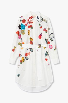 MARNI(마르니) 플라워 프린트 벨티드 셔츠 드레스 | S.I.VILLAGE (에스아이빌리지)