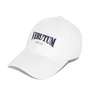 VERUTUM(베루툼) HW-BC190 : Serif Small Arch Logo Low CapㅣWhite | S.I.VILLAGE (에스아이빌리지)