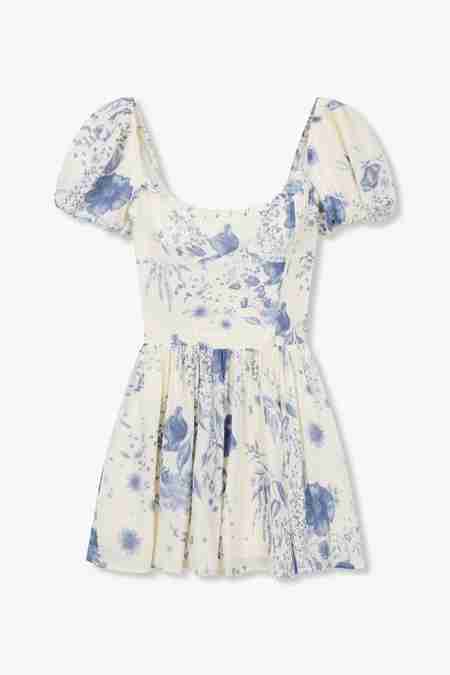 REFORMATION(리포메이션) 스퀘어 넥 플라워 패턴 드레스 (Davonne Dress) | S.I.VILLAGE (에스아이빌리지)