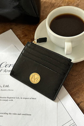 COTE DE MOI(꼬떼드무아) Seine slim card wallet - Black | S.I.VILLAGE (에스아이빌리지)